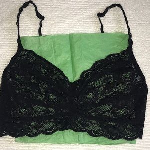 Cosabella Never Say Never Sweetie Bralette Black Standard Regular Size Small